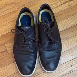 Cole Haan Men's Dark Brown Leather Oxfords